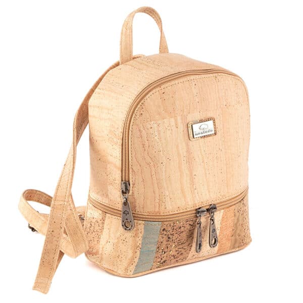 Kleiner Rucksack aus Kork «Mini Parquet»