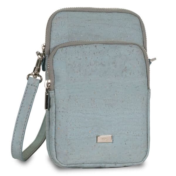 Kork-Handytasche «Nilaveli» blau