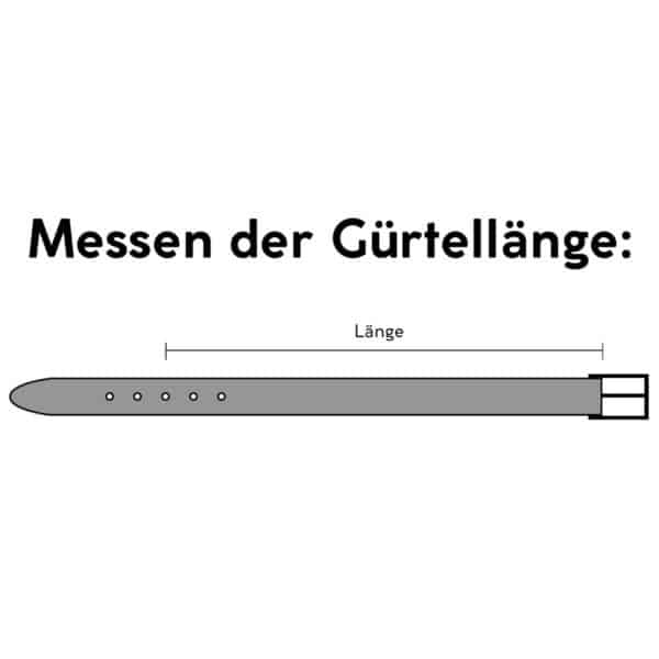 Messen der Gürtellänge